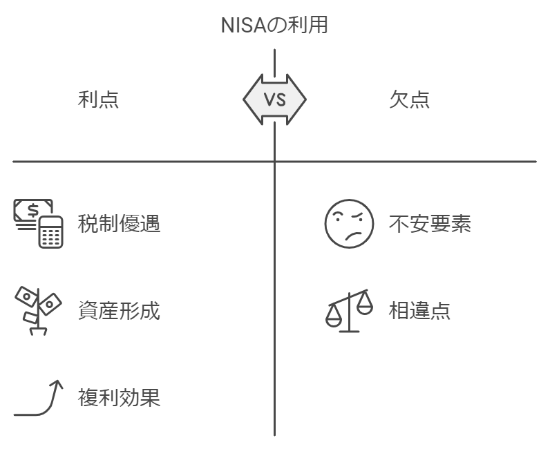 NISAと複利効果の関係